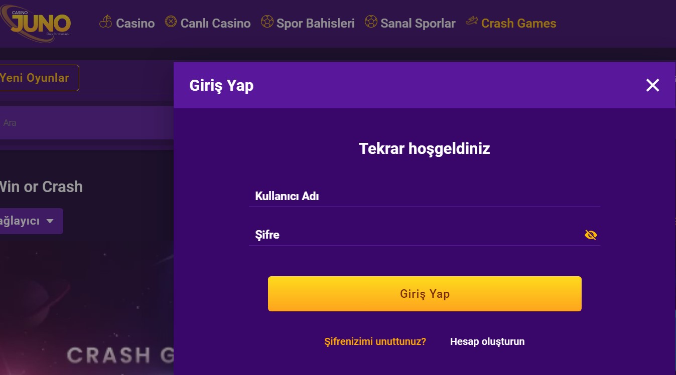 Casinojuno Giriş Sayfası